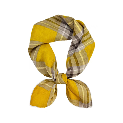 新款复古棉质小方巾领巾发带女士棉麻护颈薄款小围巾头巾55方巾