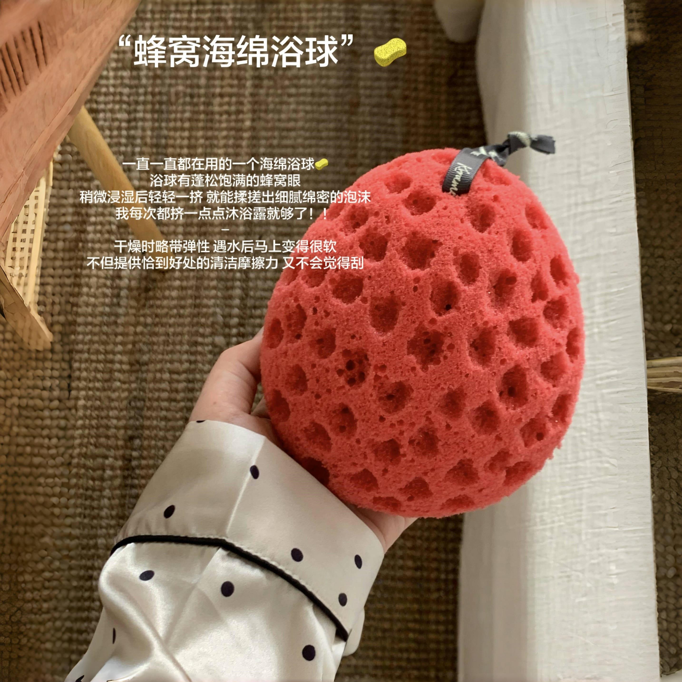 起泡洗澡浴球沐浴不散花球蜂窝海绵起泡泡搓洗澡球神器海藻沐浴棉
