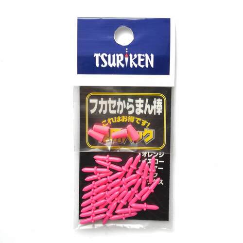 钓研卡拉棒日本进口TSURIKEN海钓钓具仕掛用品彩色30粒德用套装