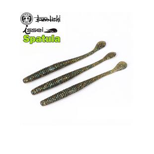 常吉spatula桨尾日本面条虫摆尾路亚软饵无铅德州倒钓黑坑鲈鱼饵