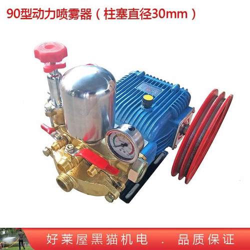 30 60型动力喷雾三缸柱塞泵农用打药器水泵喷雾机 条纹陶瓷免黄油