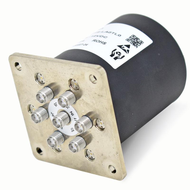 Rapidtek DC-18GHz SP6T SWITCH射频微波同轴开关RP16-LA0TL0 12V