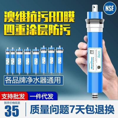 澳维RO膜75G 100G 3013-400G600G家用纯水机反渗透净水器通用滤芯