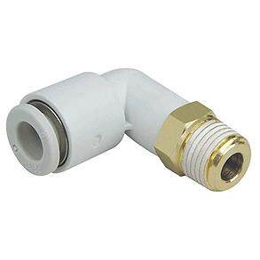 SMC外螺纹直角接头KB2L/KQ2L04/06/08/10/12/16-M5/01/02/03/04S