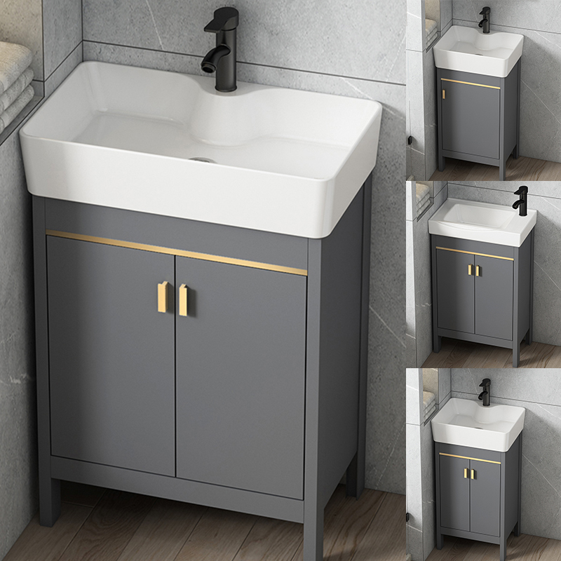 小户型洗手盆柜极窄洗脸盆柜组合
