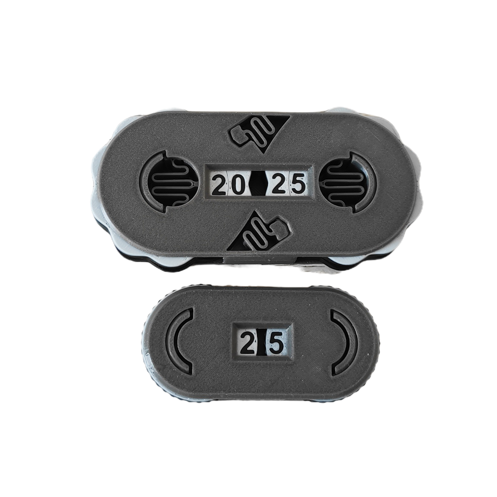 3D打印2位和4位滚轮桌游生命计数器记点器血量手动篮球台球计分器