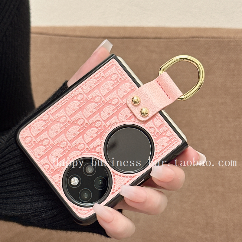 适用华为p50pocket2指环扣个性