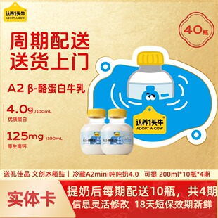 新鲜认养一头牛早餐营养吨吨牛奶200ml囤货儿童囤货学生