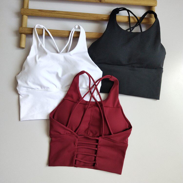美背款~运动内衣细肩带交叉美背瑜伽服女露背健身文胸背心小吊带,运动服/休闲服装,运动文胸,淘宝优惠券,粉丝福利购,淘宝优惠卷