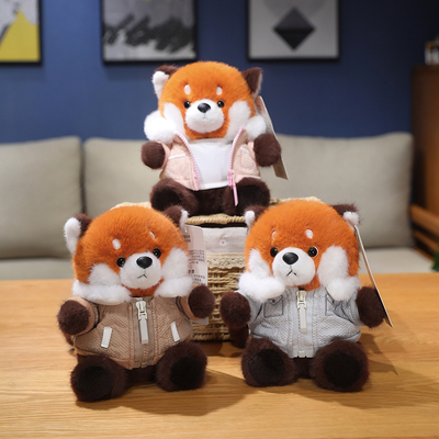 萌趣冬装小熊猫玩偶可爱公仔