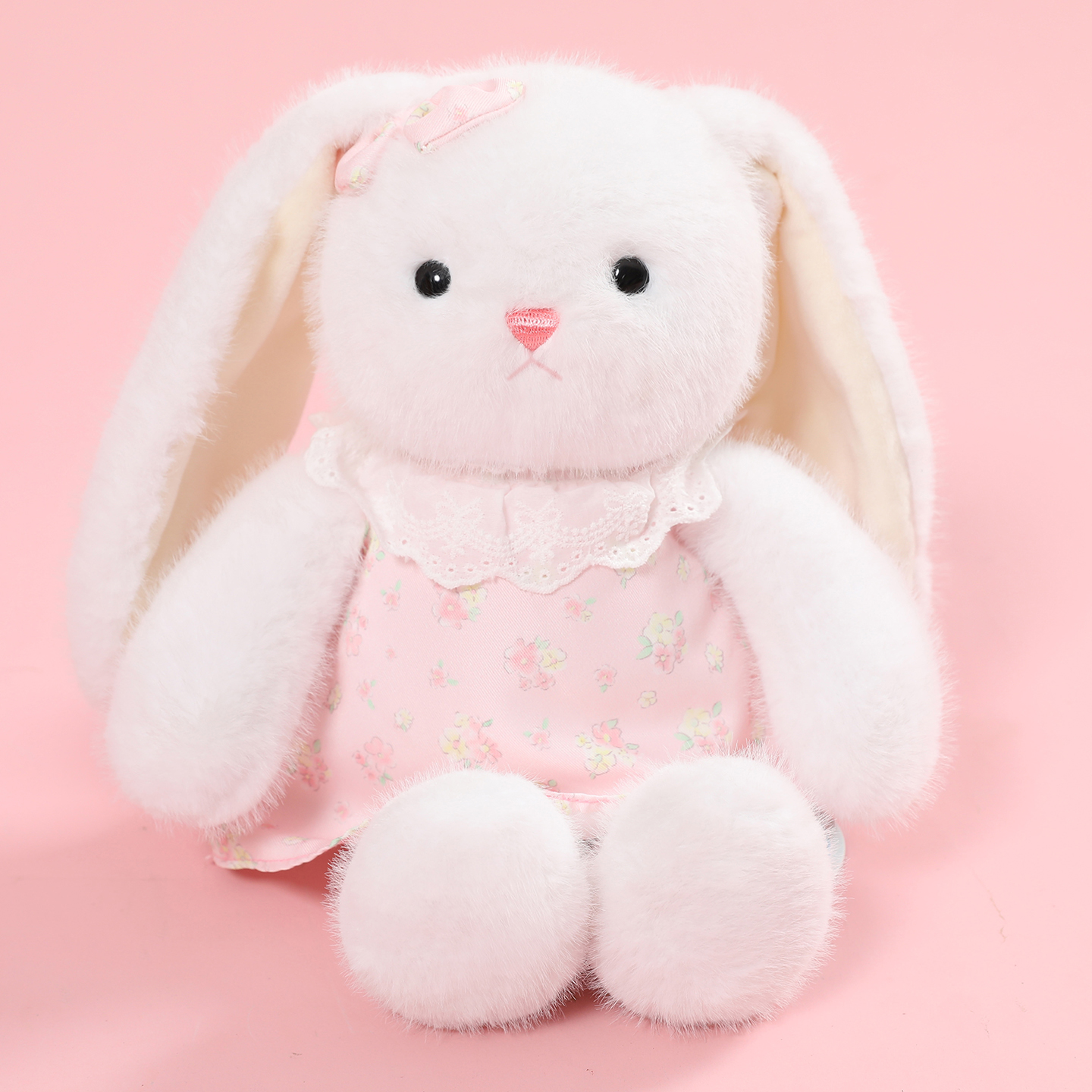 可爱碎花裙小兔子安抚娃娃玩偶
