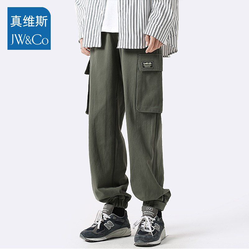 jeanswest group work clothes trousers man Spring and autumn season Hip-hop pants pocket American style Velcro leisure time trousersin the Men's clothing, Casual pants  category - from Buy2taobao.com to provide professional Taobao agent buy service