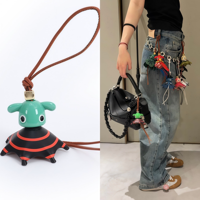 锣意威包包小飞象章鱼挂件