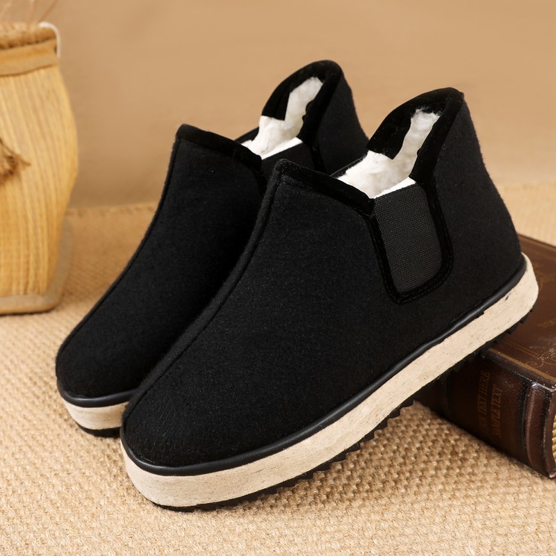 冬季老头鞋羊毛毡子大棉鞋加厚保暖隔凉防滑中老年男女鞋东北棉鞋,流行男鞋,棉鞋,淘宝优惠券,粉丝福利购,淘宝优惠卷