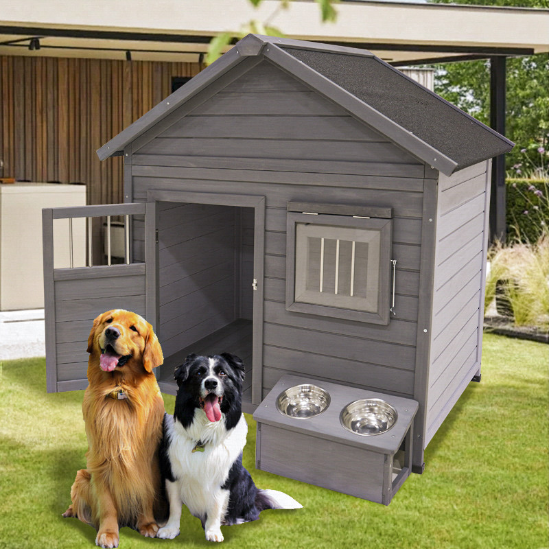 四季通用木制狗窝室外防雨户外狗屋狗笼子狗房子型狗舍保暖大型犬,宠物/宠物食品及用品,狗窝/屋/帐篷/沙发,淘宝优惠券,粉丝福利购,淘宝优惠卷