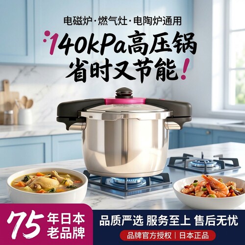 Wonderchef高压锅140KPA炉灶通用