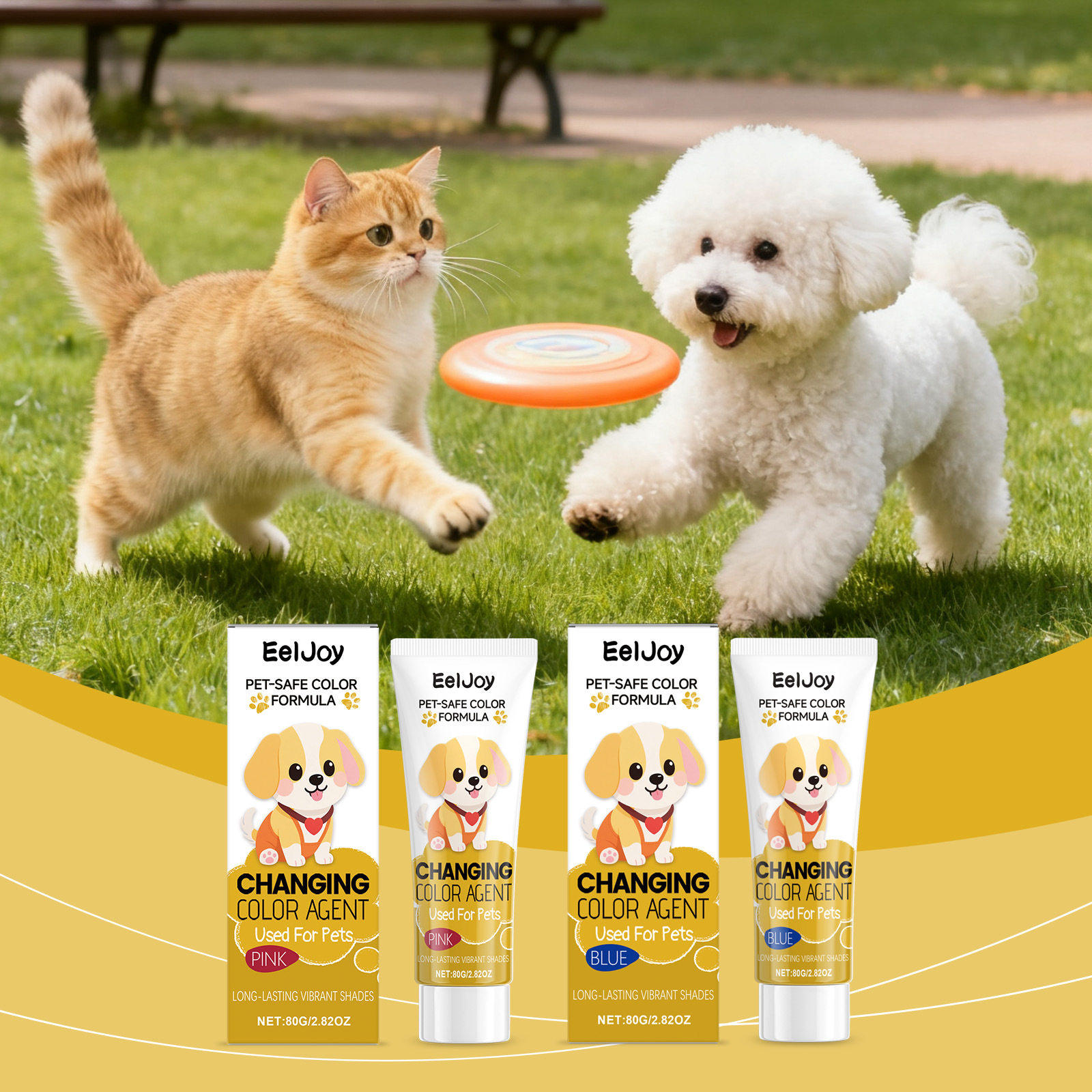 EELJOY 宠物美发剂 狗狗猫猫宠物美发均匀上色护发柔便捷护理,宠物/宠物食品及用品,其他美容护理用品,淘宝优惠券,粉丝福利购,淘宝优惠卷