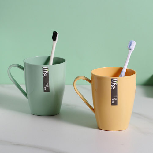 漱口杯情侣水杯塑料牙刷杯子旅行刷牙杯洗漱杯简约纯色