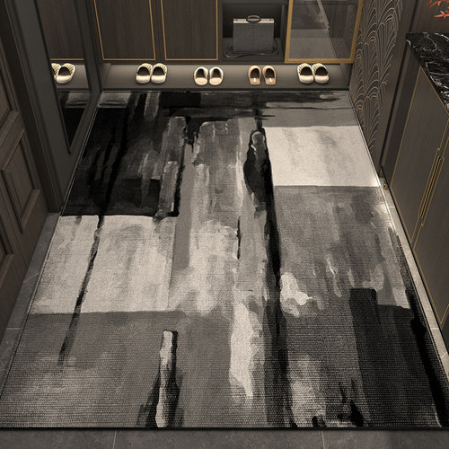 入户门地垫2025新款比利时绒防滑地毯耐脏可裁剪门口玄关进门地垫