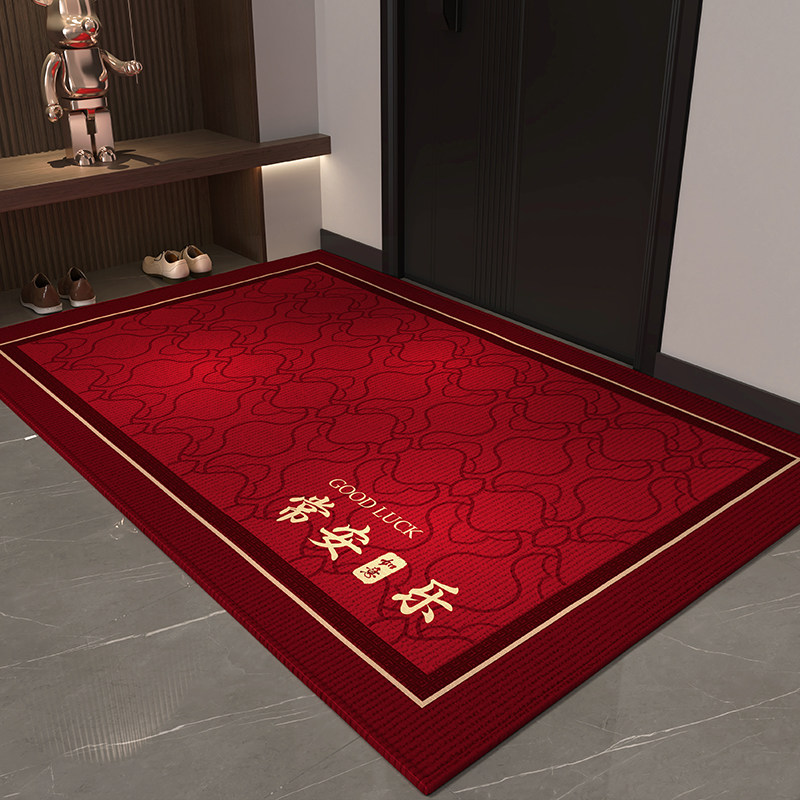 喜庆新年红色入户门垫进门垫家用可定制裁剪地毯防滑地垫2025新款,居家布艺,入户地垫,淘宝优惠券,粉丝福利购,淘宝优惠卷