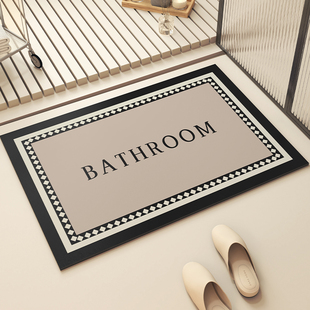 硅藻泥地垫防滑浴室速干脚垫家用入户门地毯卫浴吸水加厚可擦垫子