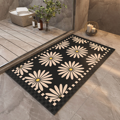 地垫硅藻泥浴室脚垫卫生间厕所门口防滑脚垫耐脏家用地毯可擦加厚