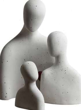 北欧轻奢抽象人物电视柜摆件家居客厅玄关现代简约酒柜创意装饰品