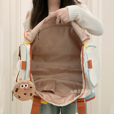 巨轻 比行李箱还能装的包！大容量短途旅行旅游包手提女外出收纳