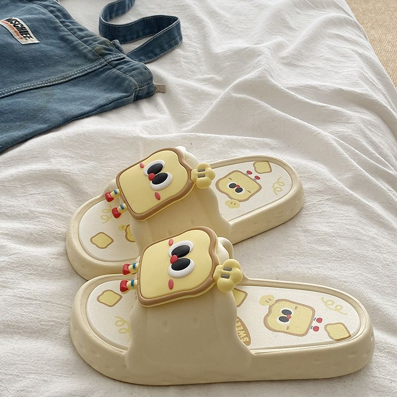 夏季网红小面包趣味eva拖鞋休闲防滑不臭新款学生宿舍一字拖鞋女,居家布艺,居家凉拖/凉鞋,淘宝优惠券,粉丝福利购,淘宝优惠卷