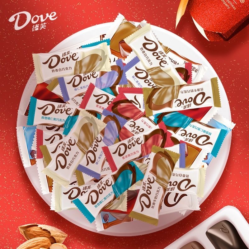 碗装巧克力德芙礼物糖果