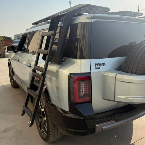 方程豹豹8车顶行李架平台行李框专用折叠侧爬梯书包侧账天幕越野