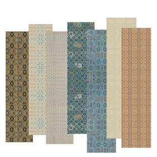 晋唐锦纹花纹宣纸仿古国展拼接纸书法作品纸仿绫纸高档微喷装饰国展参赛拼接作品纸