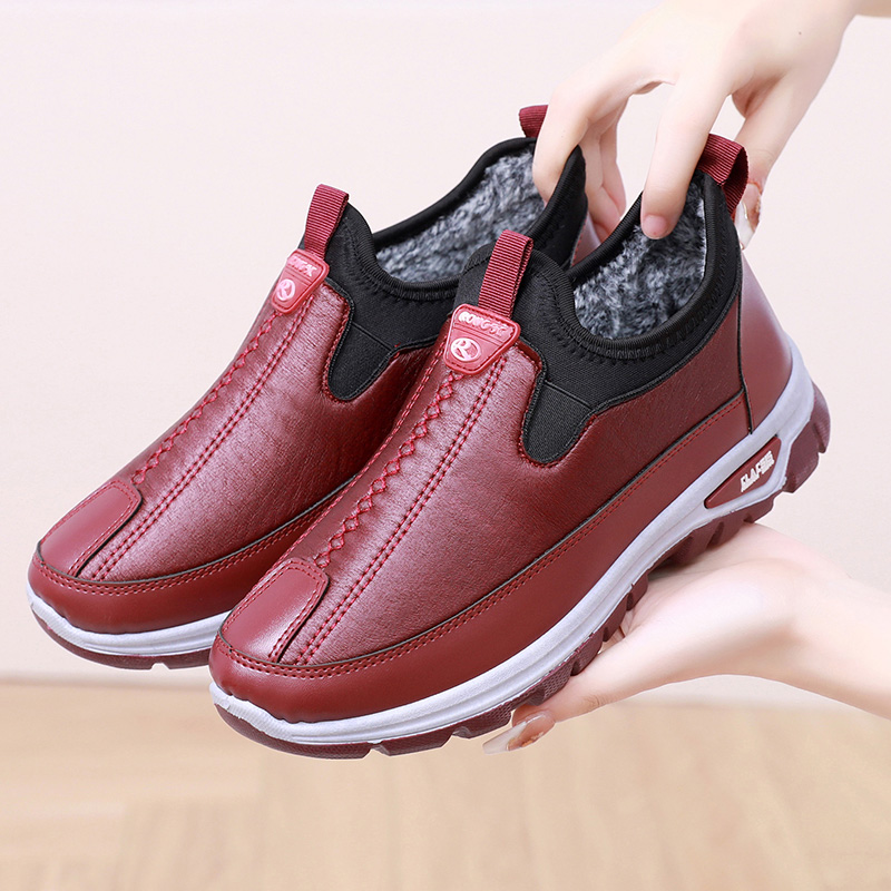 老北京雪地靴冬季中筒保暖一脚蹬