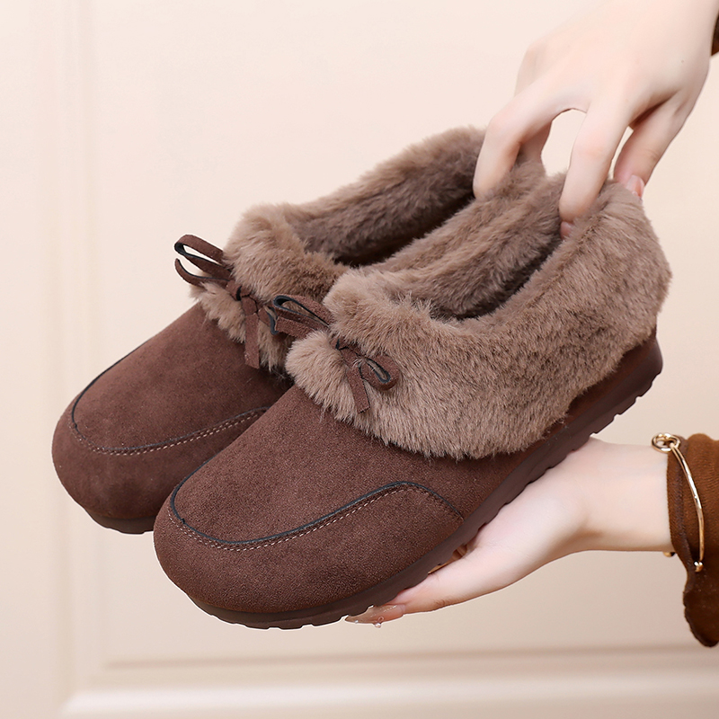 2025冬季老北京棉鞋加绒加厚毛绒