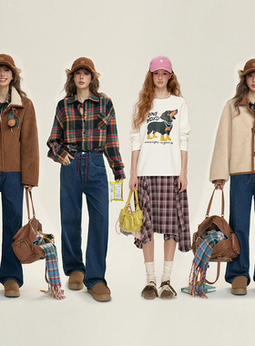 IHDXD衬衫/牛仔裤/两面穿外套/狗狗长袖