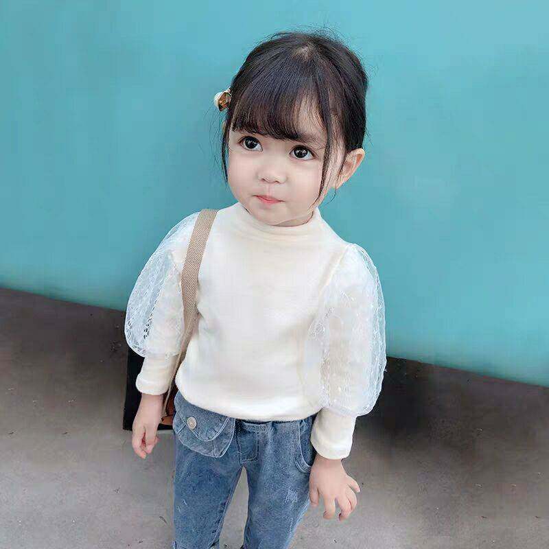 春秋新款百搭女童长袖T恤打底衫