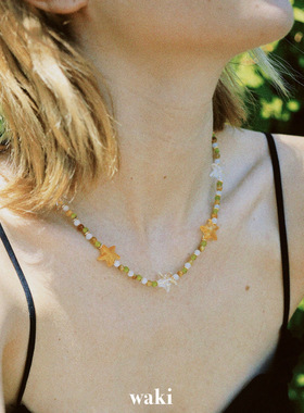 waki 卡普里岛 Capri Island 海星元素度假感手工串珠项链