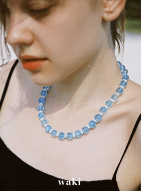 水晶项链waki海岛度假风