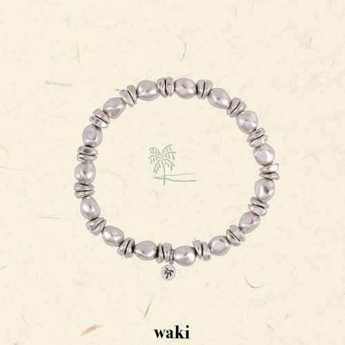waki 雨林碎石系列 Pebble Series 不规则弹力手链项链可调节