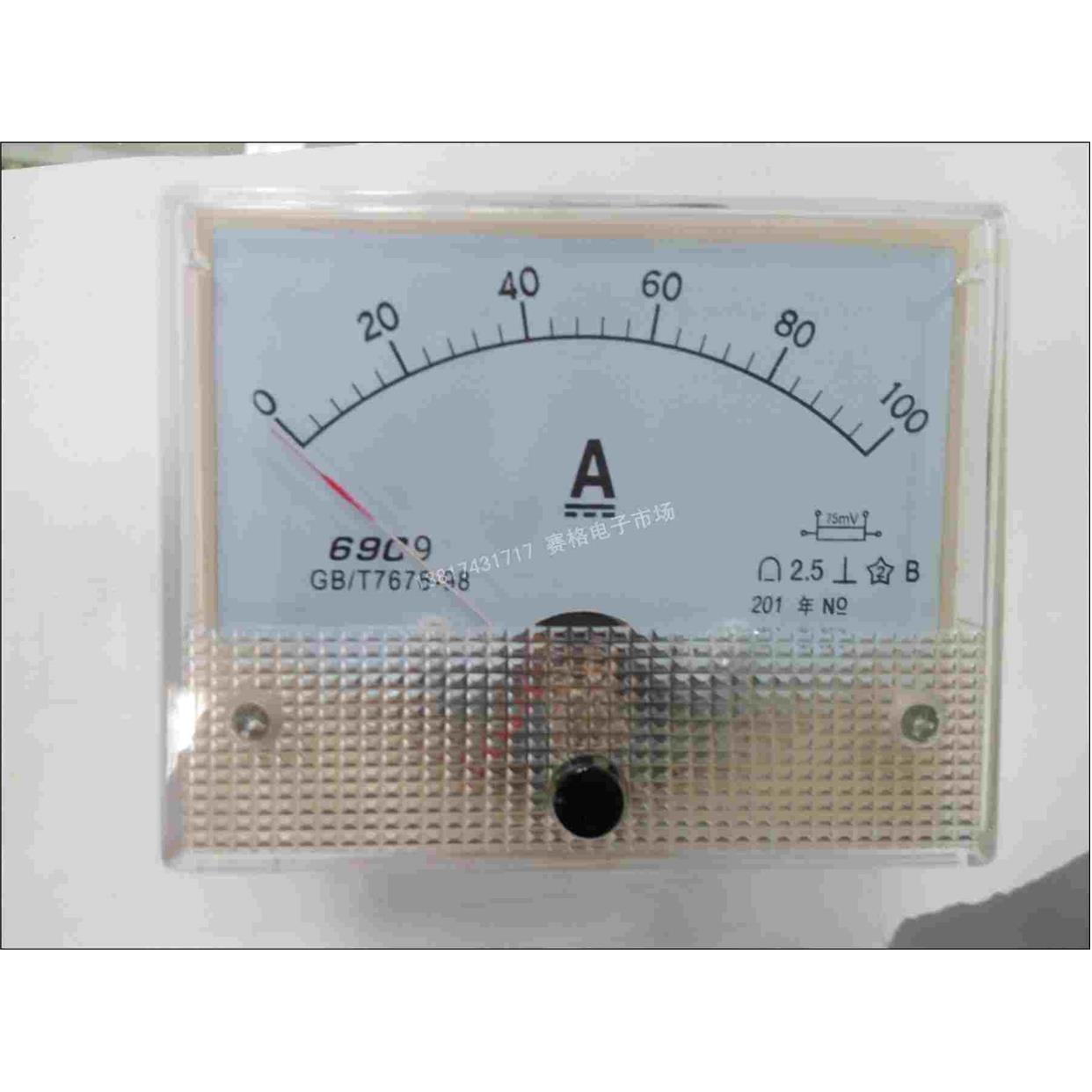 69L9型  指针式交流电流表 20A 30A 50A 100A  面板表