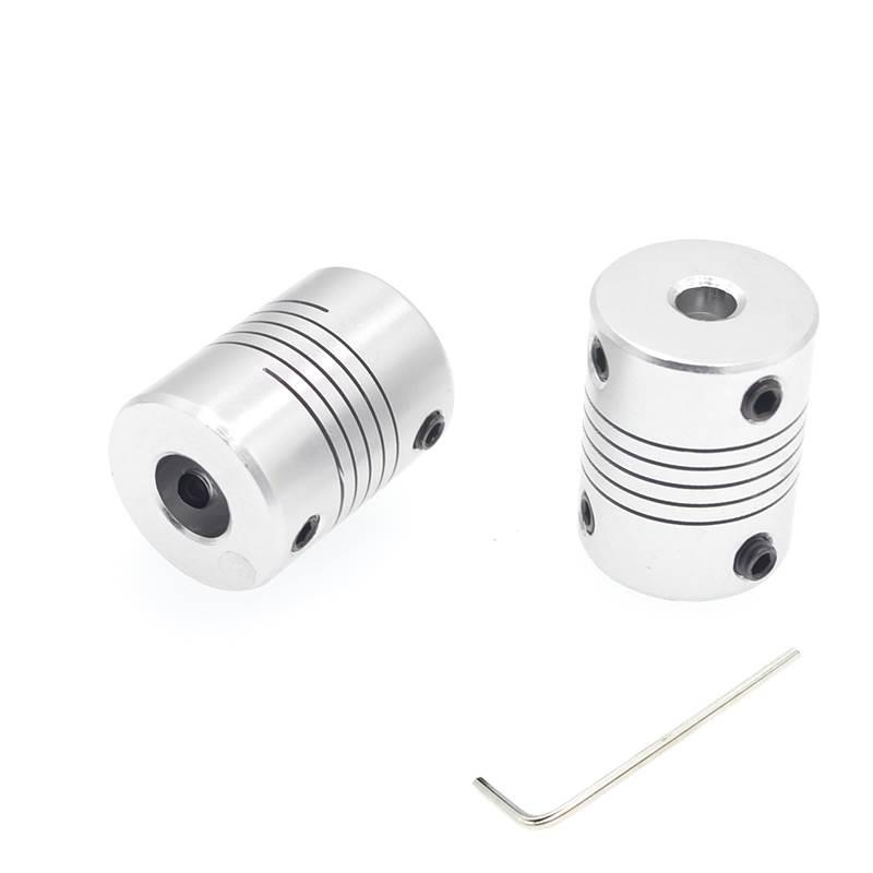 铝合金马达雕刻机绕线联轴器弹性小型电机丝杆连轴器编码器连接