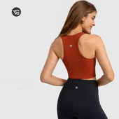 velafeel官方瑜伽背心带胸垫运动内衣高支撑速干透气工字文胸外穿