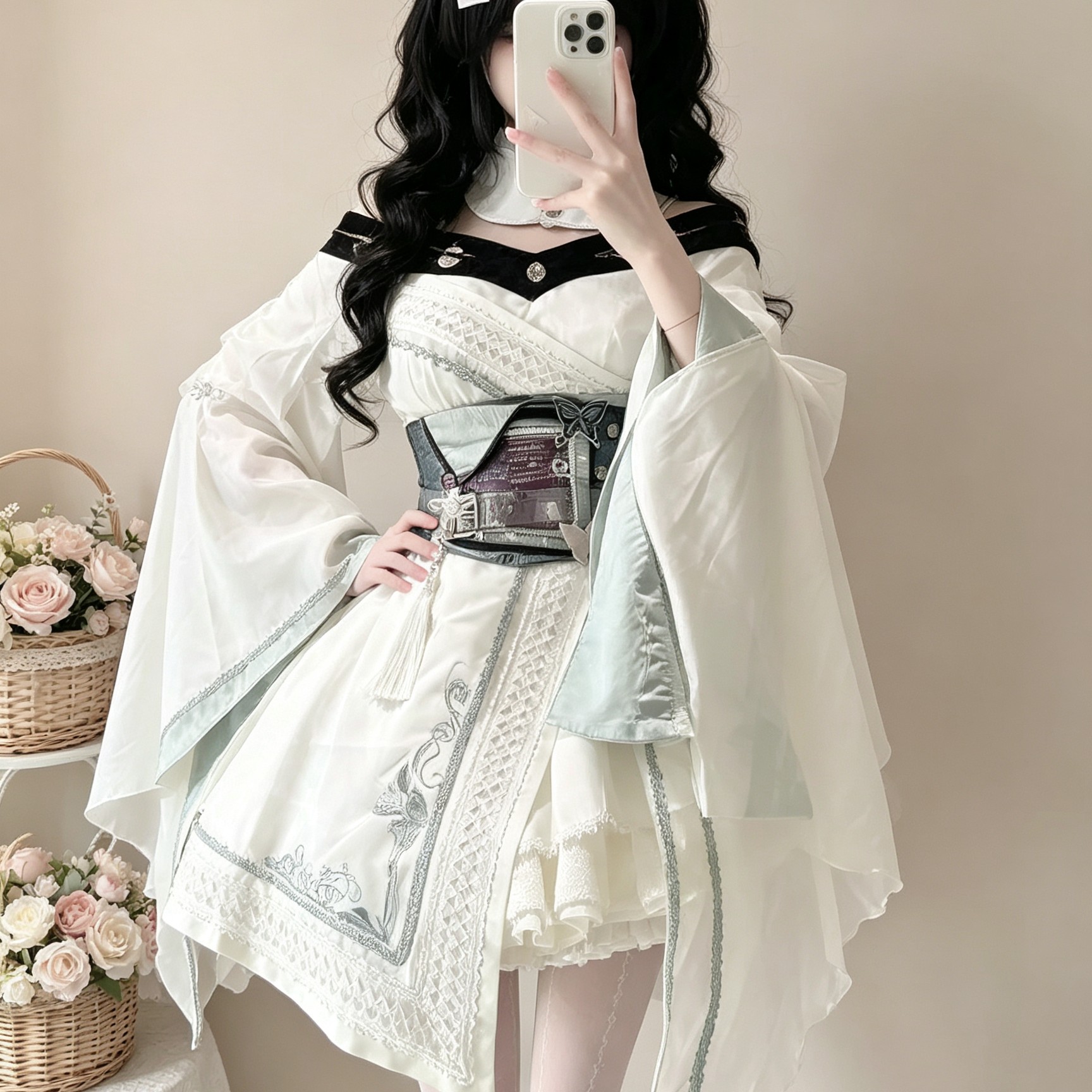哥特风Lolita龙息谷中华风连衣裙