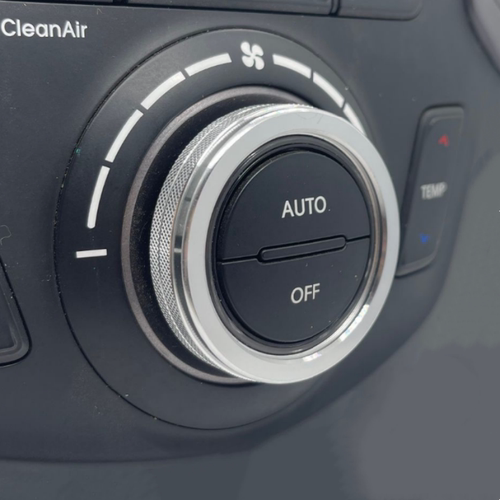 适用现代13-17胜达IX45格越中控空调风速旋钮装饰圈金属保护盖罩