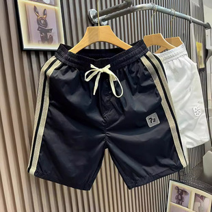 男时尚 速干透气短裤 休闲简约百搭五分裤 青年沙滩裤 衩 夏季 大裤 新款