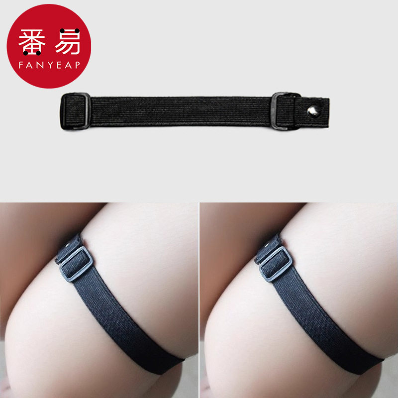 腿环AB1sq801-女暗黑小腿朋克袜带性感日系饰品短裤大腿圈