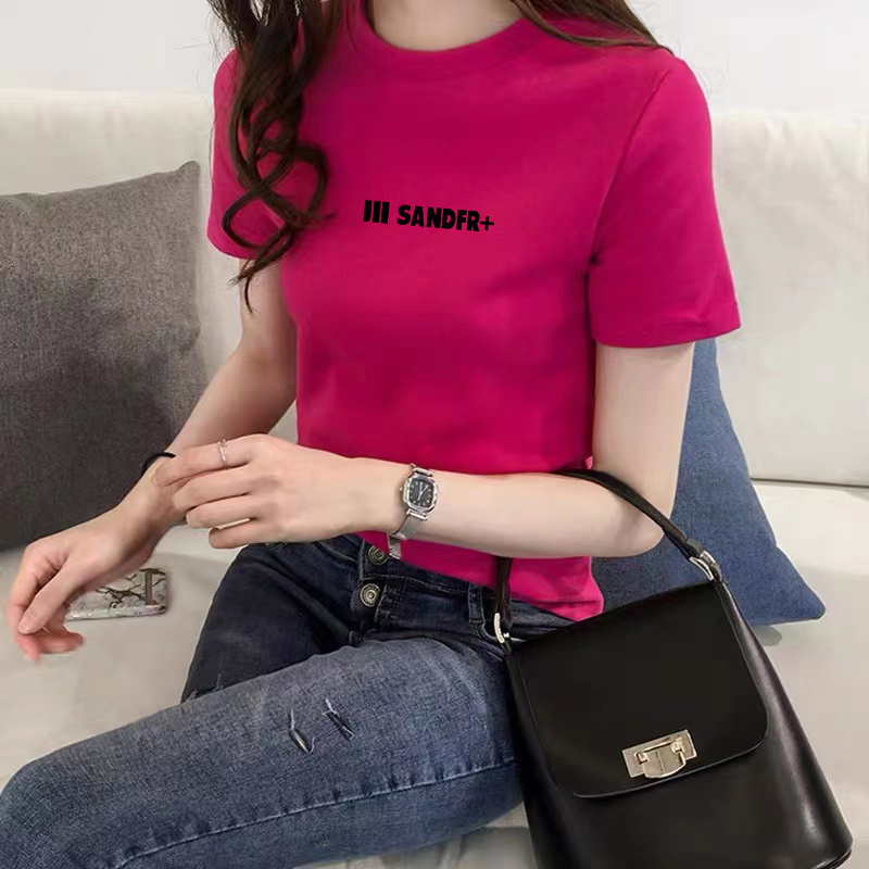 夏季纯棉短袖女韩版修身显瘦