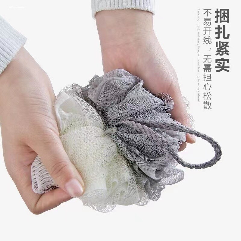 包邮沐浴球女浴花洗澡超柔软高档不易散泡泡浴沐浴条男搓澡巾图片