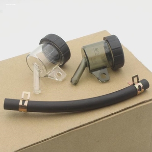 电动车小牛麦岭改装布雷博直推上泵透明前后分体油杯透明油壶油管