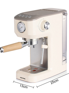 AKANE跨境欧规半自动咖啡机双倍表冷热萃取奶泡蒸汽一体咖啡机